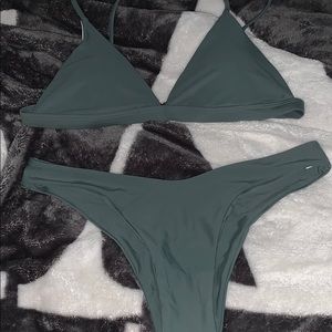 Green bikini